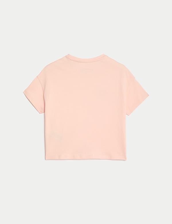 Pure Cotton Tie Front T-Shirt (2-8 Yrs)