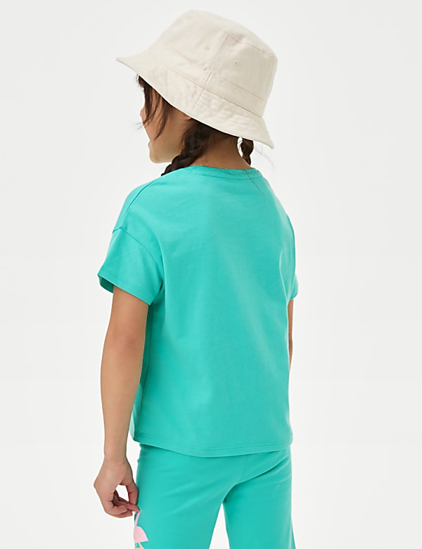 Pure Cotton Slogan T-Shirt (2-8 Yrs)