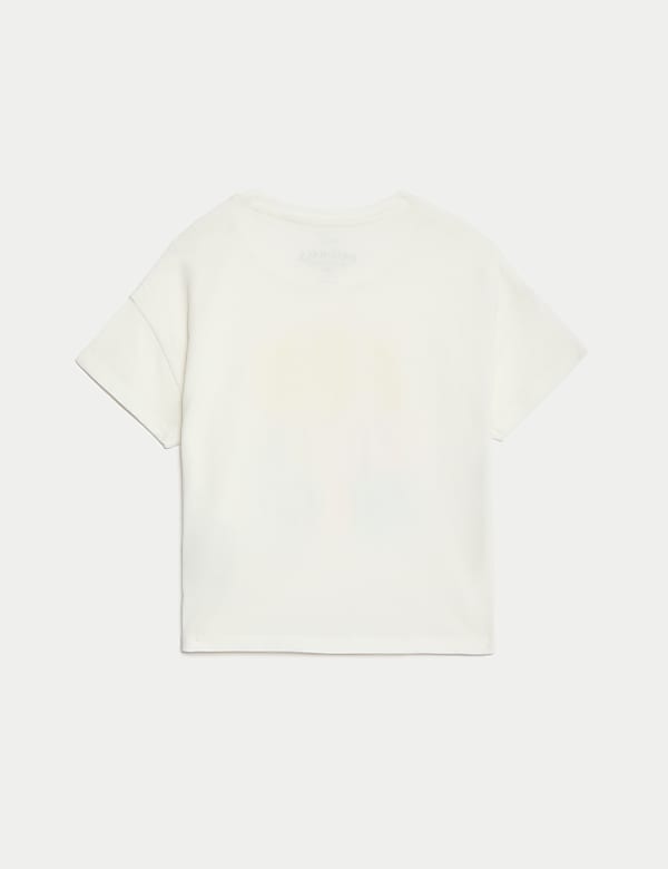 Pure Cotton Slogan T-Shirt (2-8 Yrs)