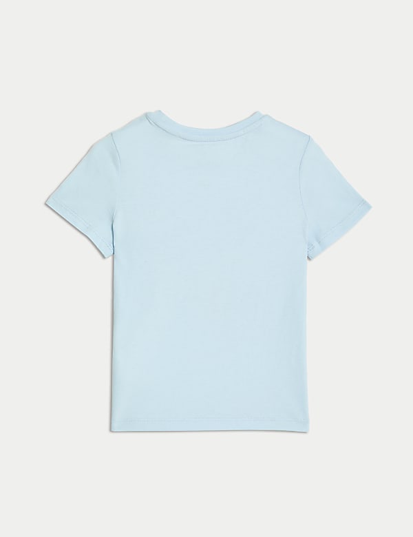 Pure Cotton Printed Slogan T Shirt (2-8 Yrs)