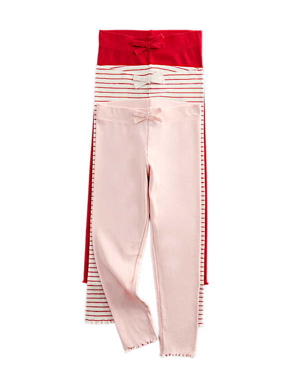 3 Pack Cotton Rich Seaside Leggings (2-8 Yrs)