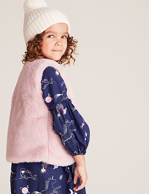 Faux Fur Gilet (2-7 Yrs)