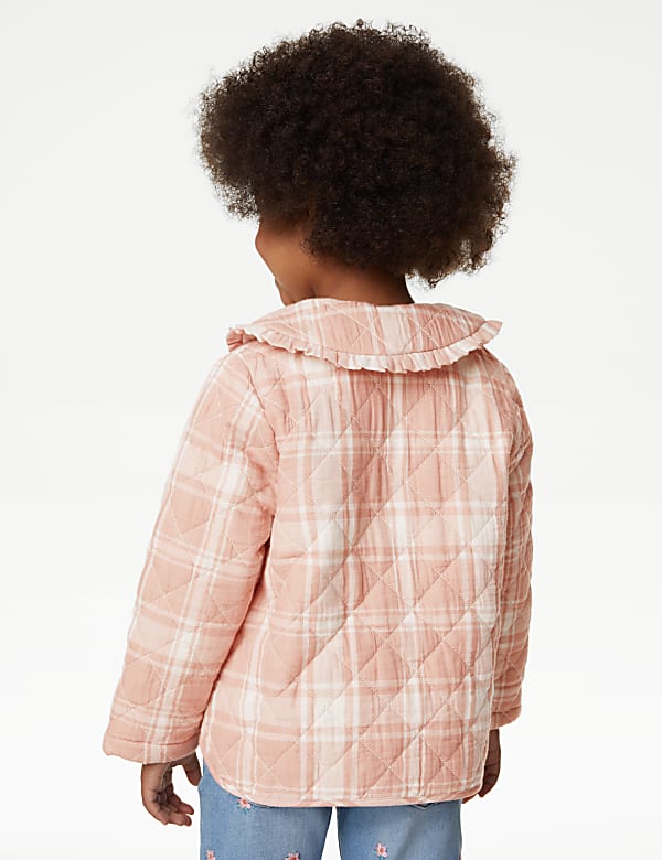 Cotton Rich Checked Jacket (2-8 Yrs)