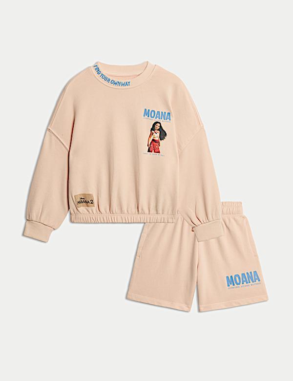 2pc Cotton Rich Moana Top & Shorts Outfit (1-8 Yrs) - BG
