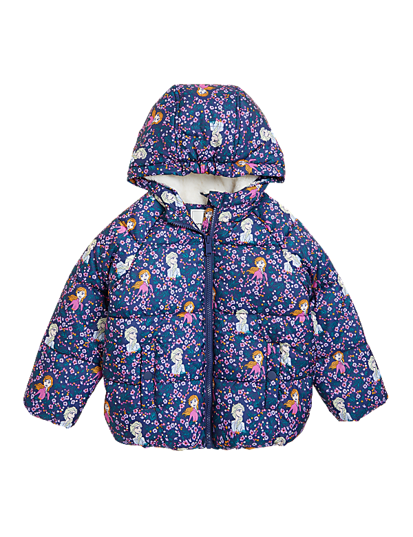 Disney Frozen™ Fur Lined Hooded Padded Coat