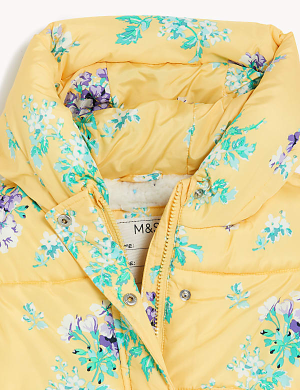 Buy Stormwear Floral Padded Hooded Coat 2 8 Yrs at Marks Spencer