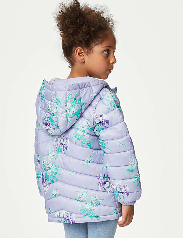 Stormwear™ Lightweight Padded Floral Coat (2-8 Yrs)