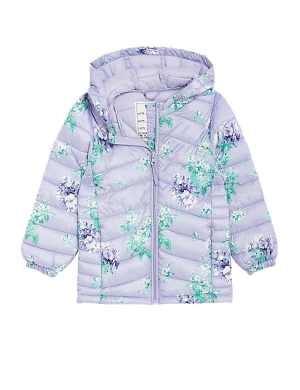 Stormwear™ Lightweight Padded Floral Coat (2-8 Yrs)