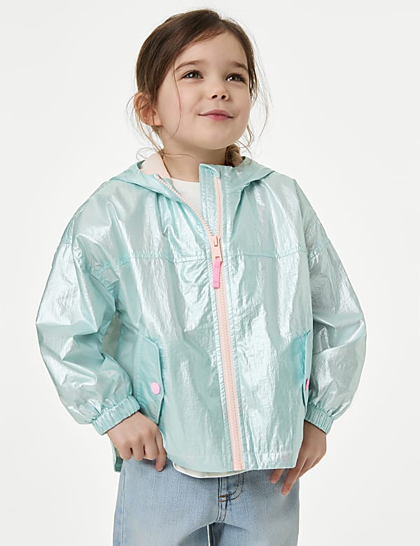 Metallic windbreaker hot sale