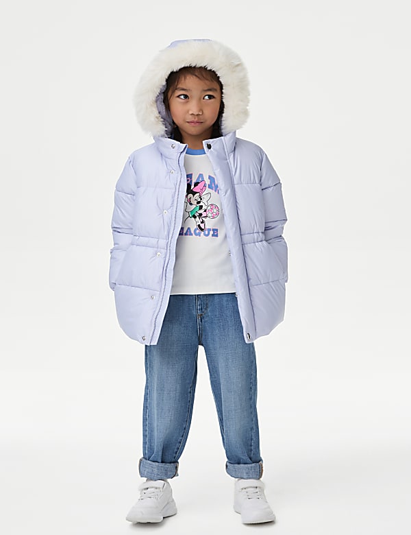 Metallic Borg Lined Parka (2-8 Yrs) - VN
