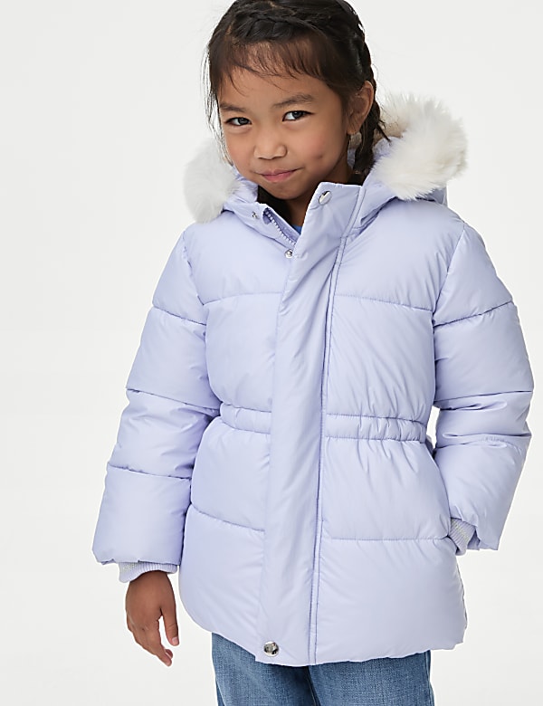 Metallic Borg Lined Parka (2-8 Yrs) - SI