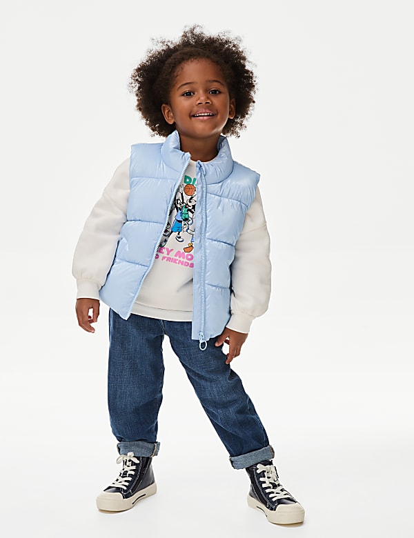 Metallic Padded Gilet (2-8 Yrs)