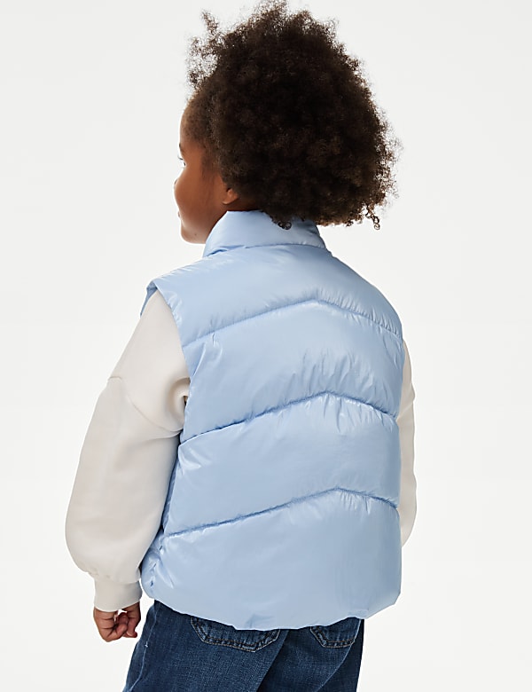 Metallic Padded Gilet (2-8 Yrs)
