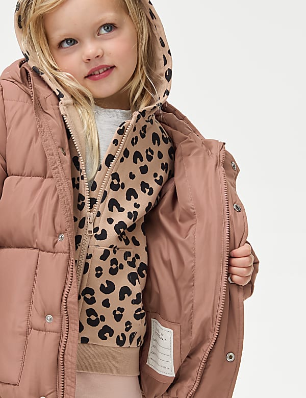 Bear Ears Padded Coat (2-8 Yrs) - LT