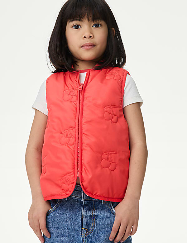 3-in-1 Cherry Print Fisherman Coat (2-8 Yrs) - DE