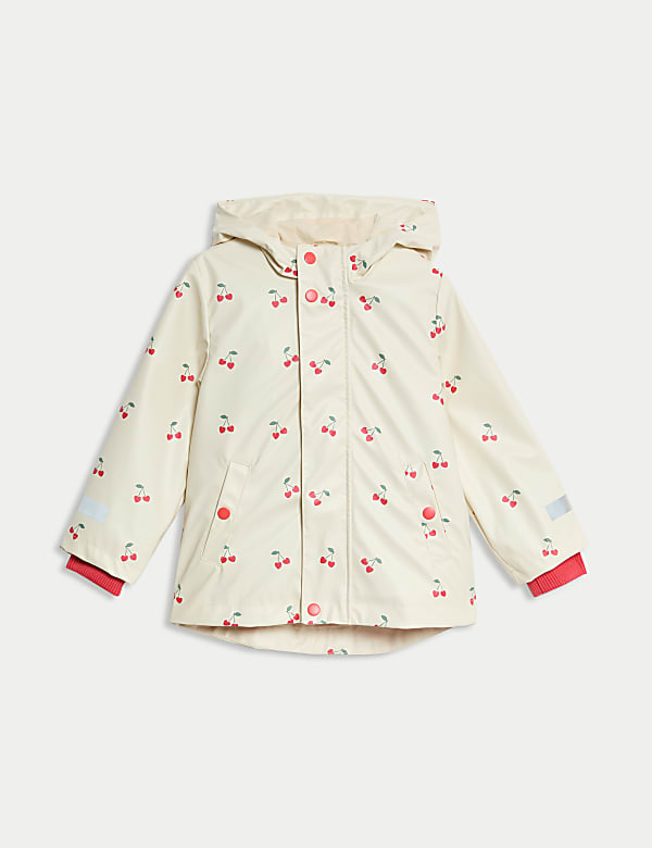 3-in-1 Cherry Print Fisherman Coat (2-8 Yrs) - DE