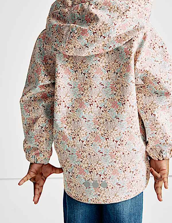 Veste à capuche à motif petites fleurs dotée de la technologie Stormwear™ (du 2 au 8 ans) - LU