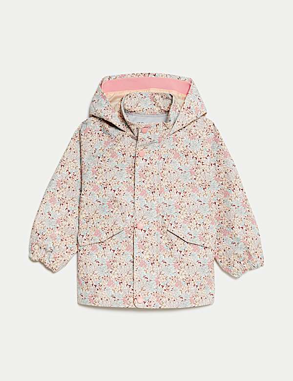 Veste à capuche à motif petites fleurs dotée de la technologie Stormwear™ (du 2 au 8 ans) - LU