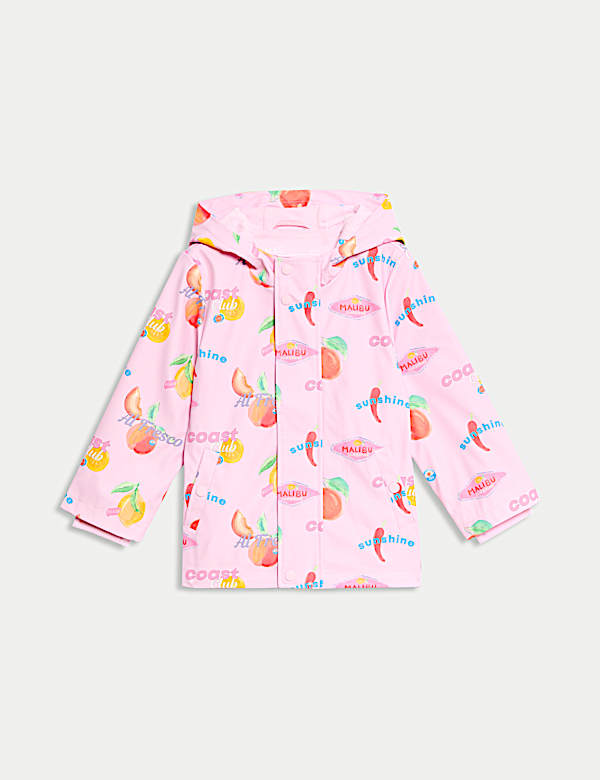 Fruit Print Fisherman Coat (2-8 Yrs) - TW