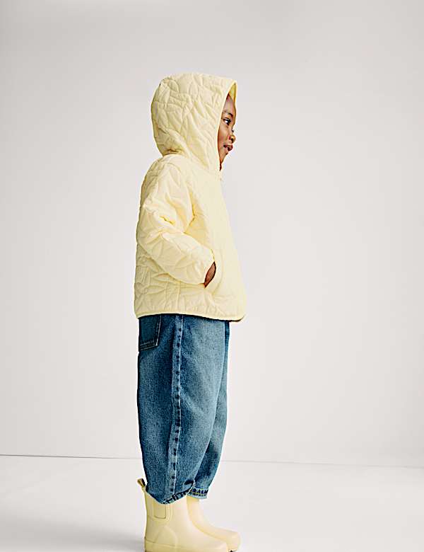 Quilted Hooded Jacket (2-8 Yrs)