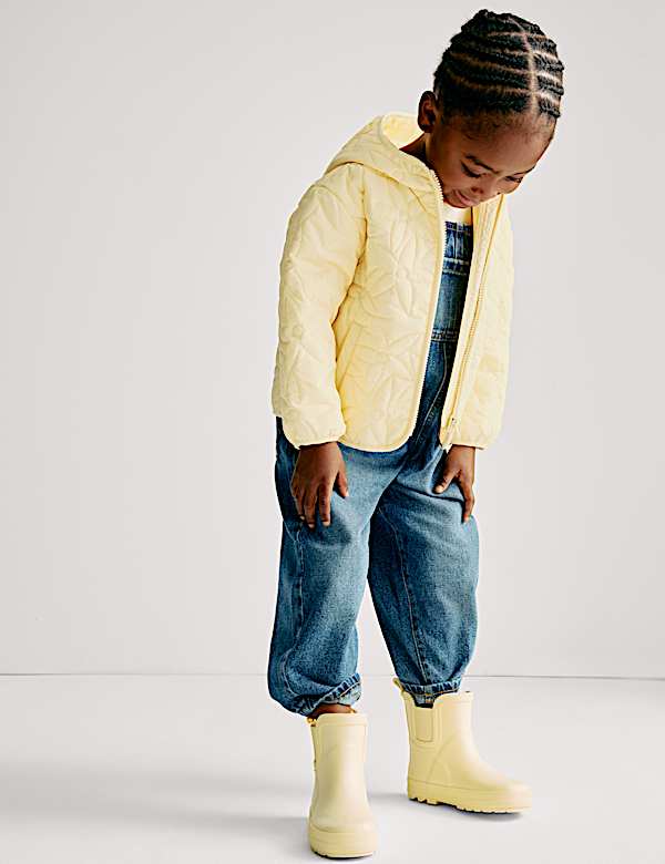 Quilted Hooded Jacket (2-8 Yrs)