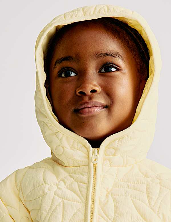 Quilted Hooded Jacket (2-8 Yrs)