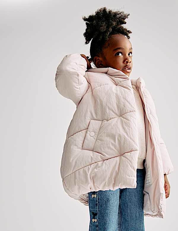 Longline Padded Coat (2-8 Yrs)