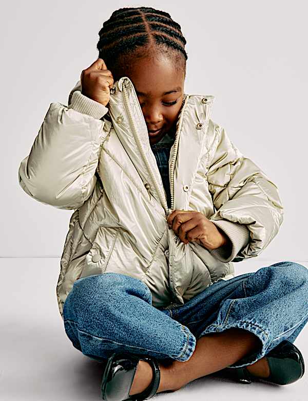 Stormwear™ Metallic Padded Coat (2-8 Yrs)