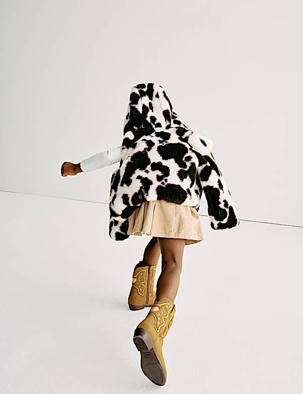 Animal Print Hooded Jacket (2-8 Yrs)