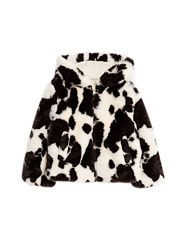 Animal Print Hooded Jacket (2-8 Yrs)