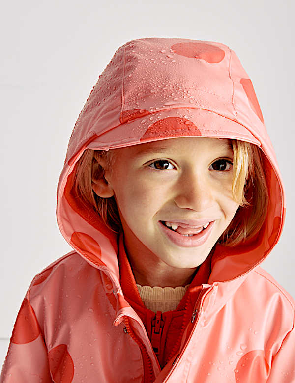 3 in 1 Polka Dot Fisherman Coat (2-8 Years) - PT