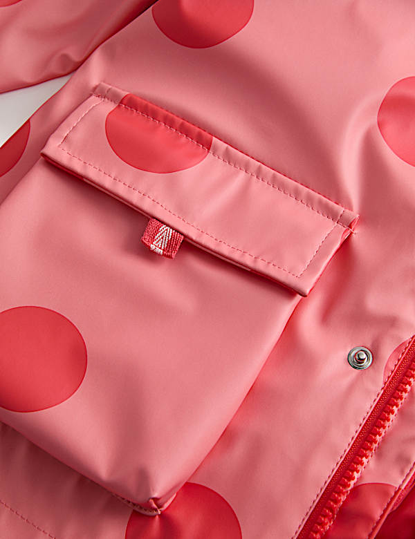 3 in 1 Polka Dot Fisherman Coat (2-8 Years) - PT