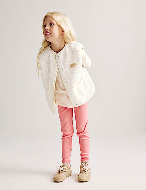 Borg Patch Pocket Gilet (2-10 Yrs) - US
