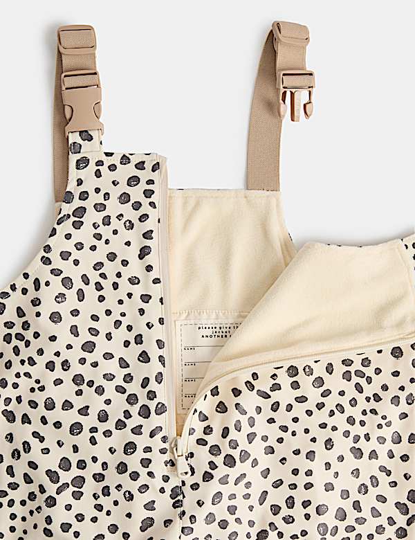 Dalmatian Print Shower Resistant Dungarees (2-8 Yrs) - KG