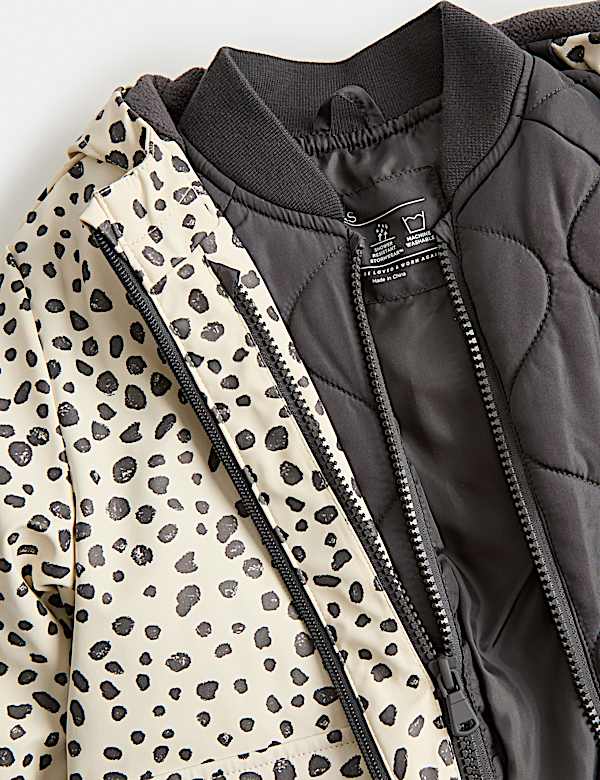 Dalmatian Print 3 in 1 Fisherman Coat (2-8 Yrs)