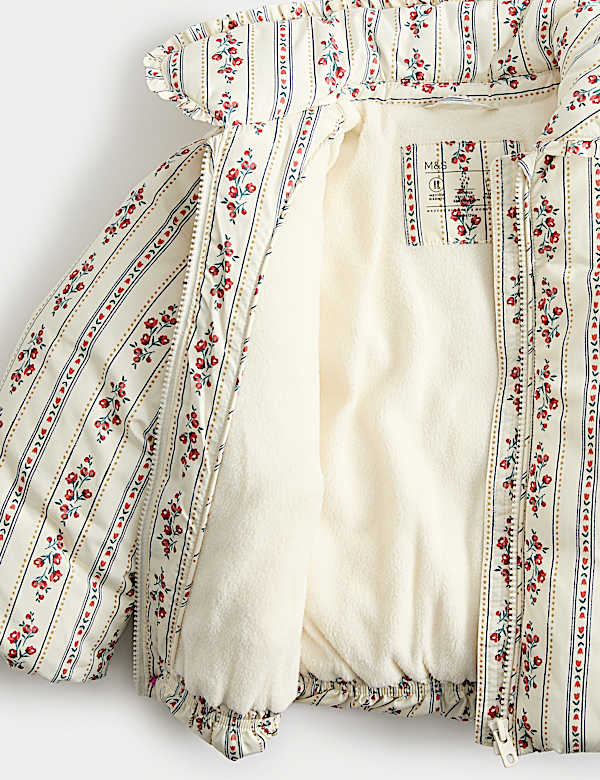 Floral Quilted Jacket (2-8 Yrs)