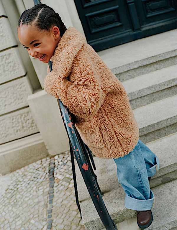 Faux Fur Coat (2-8 Yrs) - AU