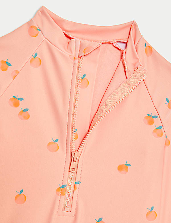 Oranges Print Swimsuit (2-8 Yrs)