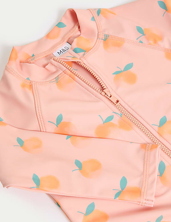 Peach Long Sleeve All In One (2-8 Yrs)