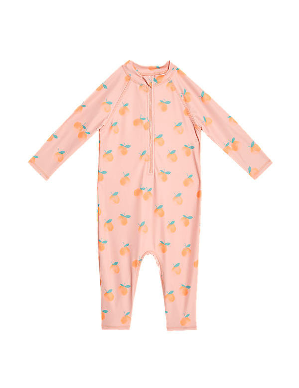 Peach Long Sleeve All In One (2-8 Yrs)