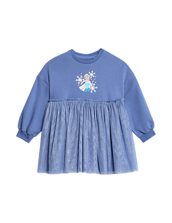 Buy Cotton Rich Disney Princess Tulle Dress (2-8 Yrs) at Marks & Spencer