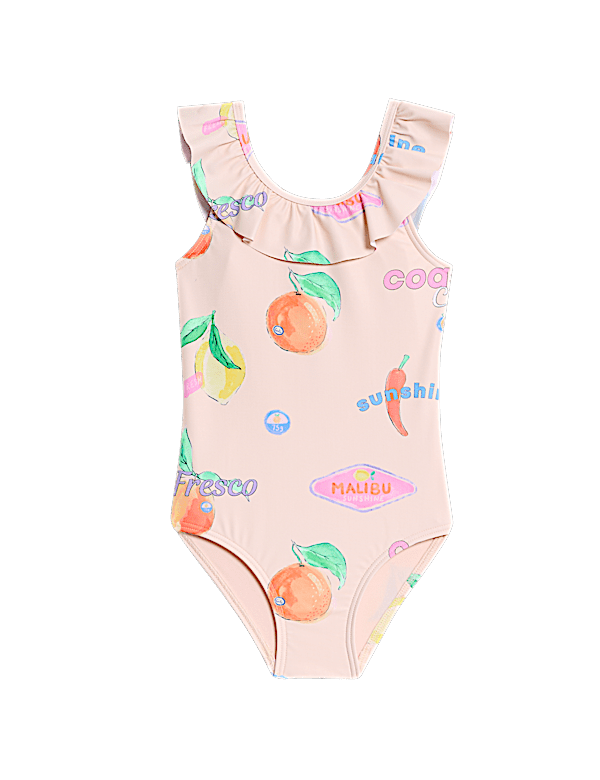 Fruit Frill Swimsuit (2-8 Yrs)