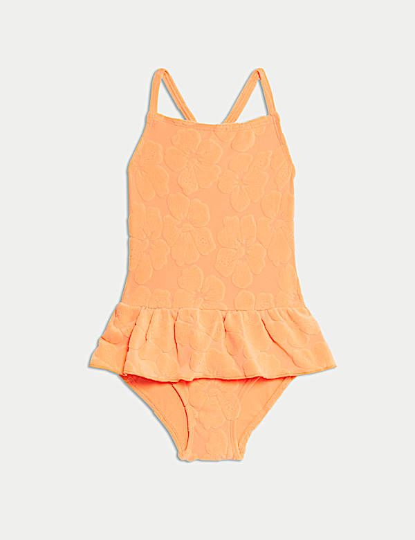 Floral Jacquard Swimsuit (2-8 Yrs) - KG