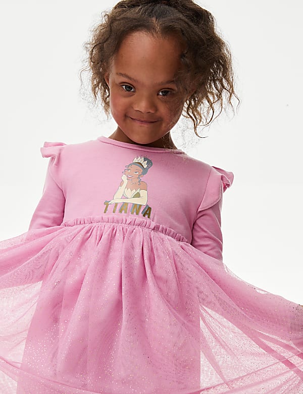 Cotton Rich Disney Princess™ Dress (2-8 Yrs)