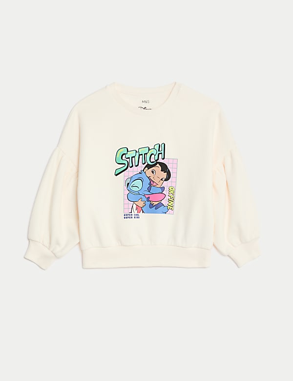 Sweat en coton à motif Lilo & Stitch™ (du&nbsp;2 au 8&nbsp;ans) - FR