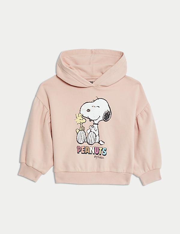 Katoenrijk capuchonvest met Snoopy™-motief (2 - 8 jaar) - BE