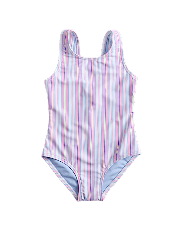 Striped Swimsuit (2-8 Yrs)