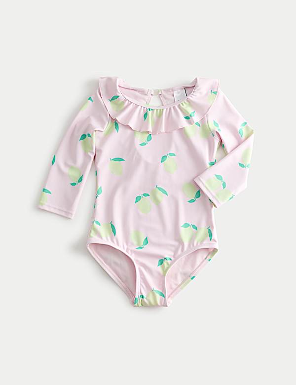 Lemon Long Sleeve Swimsuit (2-8 Yrs)