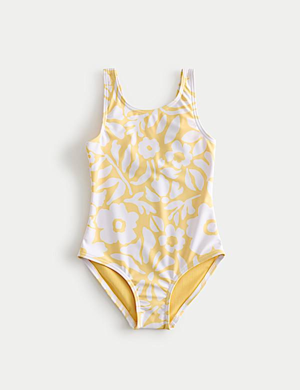 Floral Sun Safe Swimsuit (2-8 Yrs)