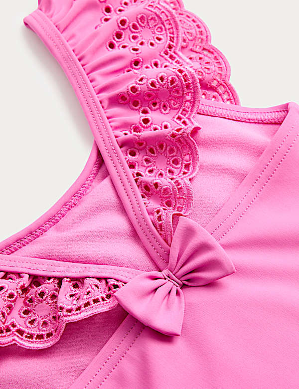 Broderie Frill Swimsuit (2-8 Yrs)